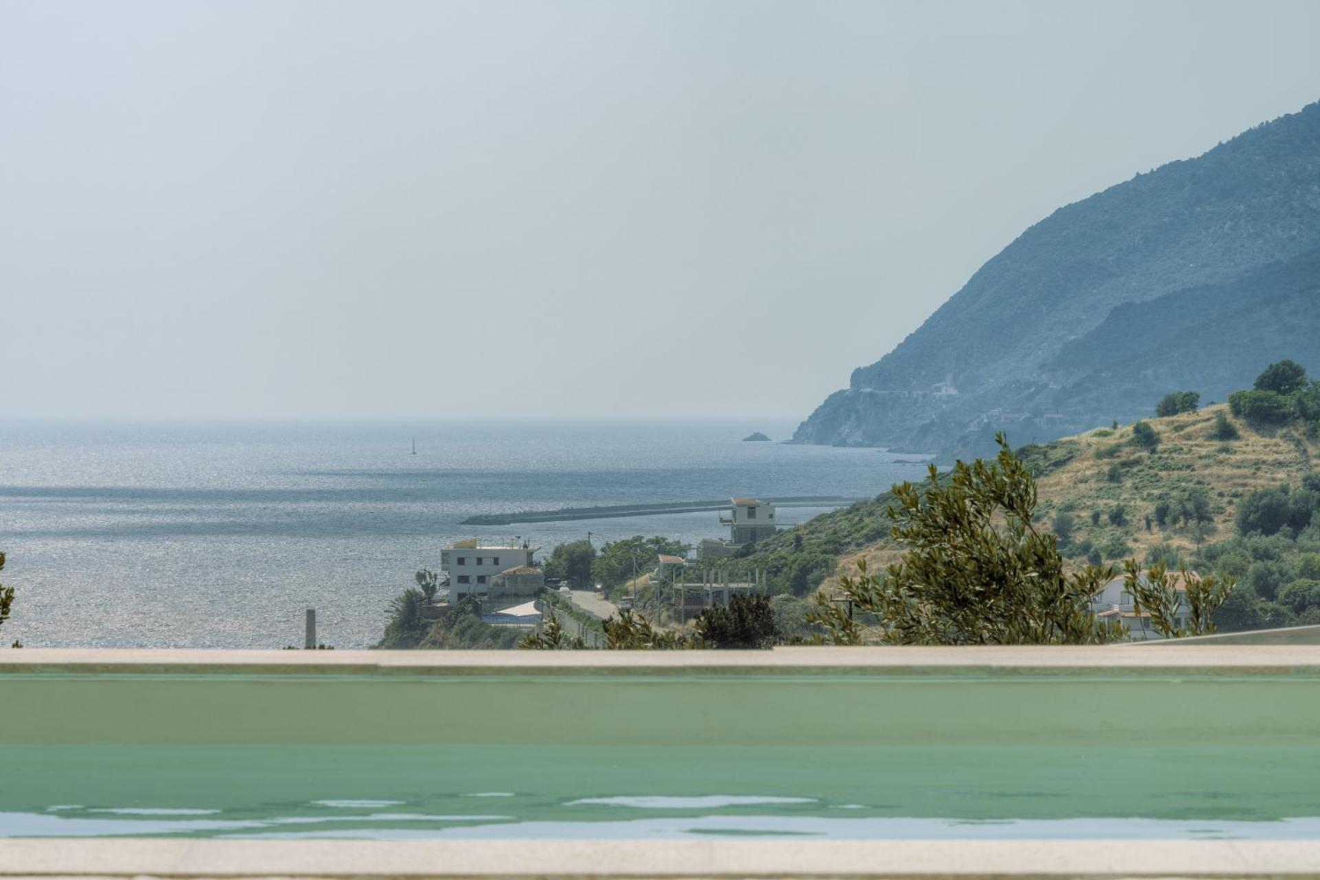 Ouzo Panoramic Houses 1, With Private Pool Πλωμάρι Εξωτερικό φωτογραφία