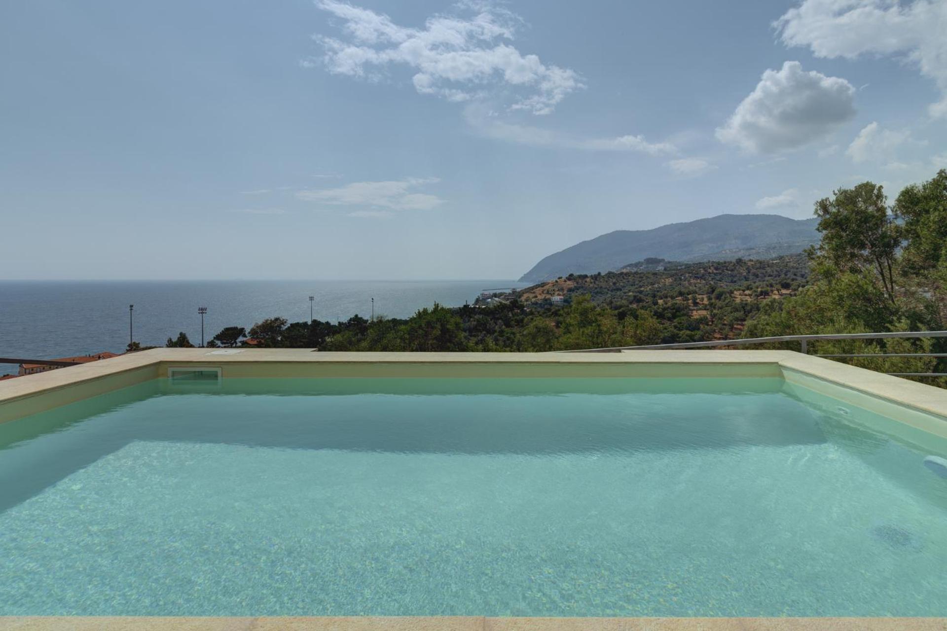 Ouzo Panoramic Houses 1, With Private Pool Πλωμάρι Εξωτερικό φωτογραφία