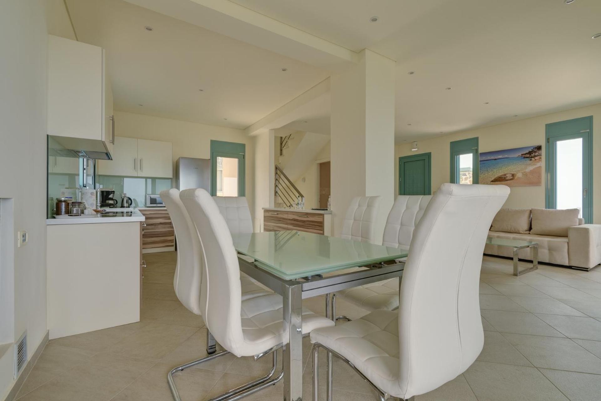 Ouzo Panoramic Houses 1, With Private Pool Πλωμάρι Δωμάτιο φωτογραφία