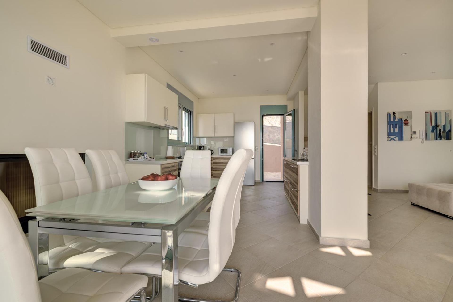 Ouzo Panoramic Houses 1, With Private Pool Πλωμάρι Δωμάτιο φωτογραφία