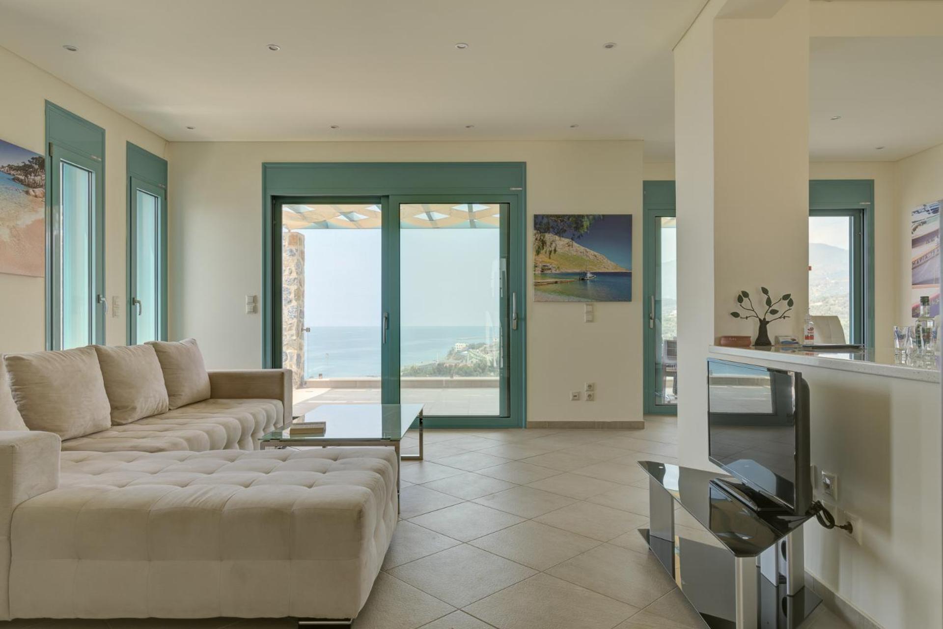 Ouzo Panoramic Houses 1, With Private Pool Πλωμάρι Δωμάτιο φωτογραφία