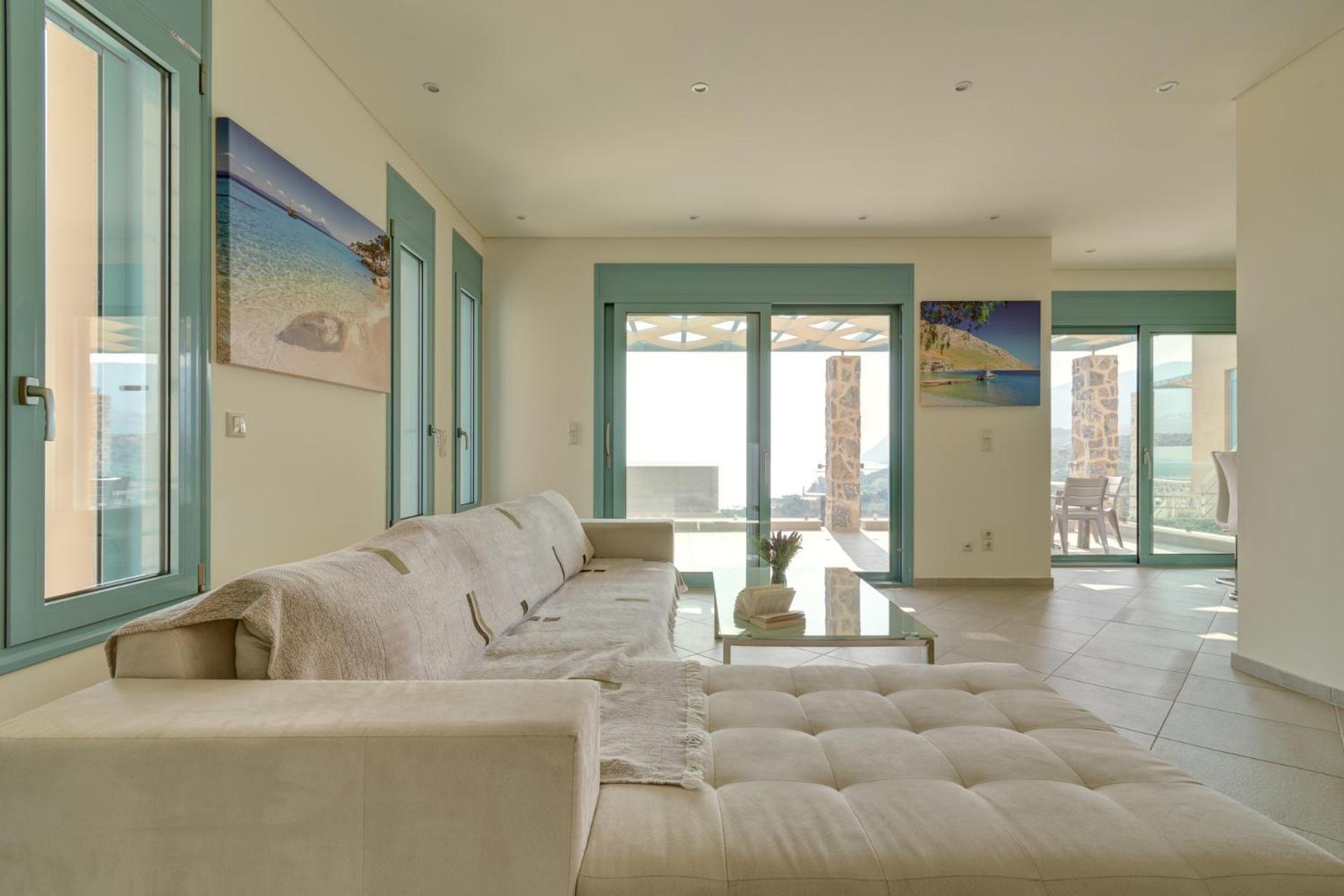 Ouzo Panoramic Houses 1, With Private Pool Πλωμάρι Δωμάτιο φωτογραφία